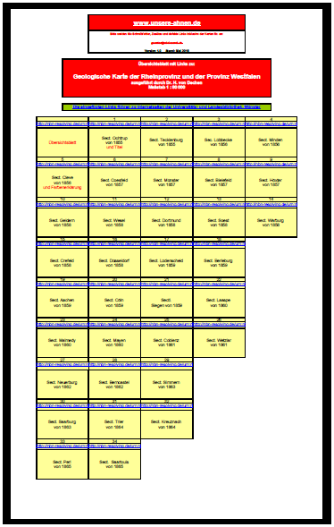 Übersicht Geologische Karten