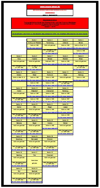 Topograph. Karte der Provinz Rheinland und Westfalen